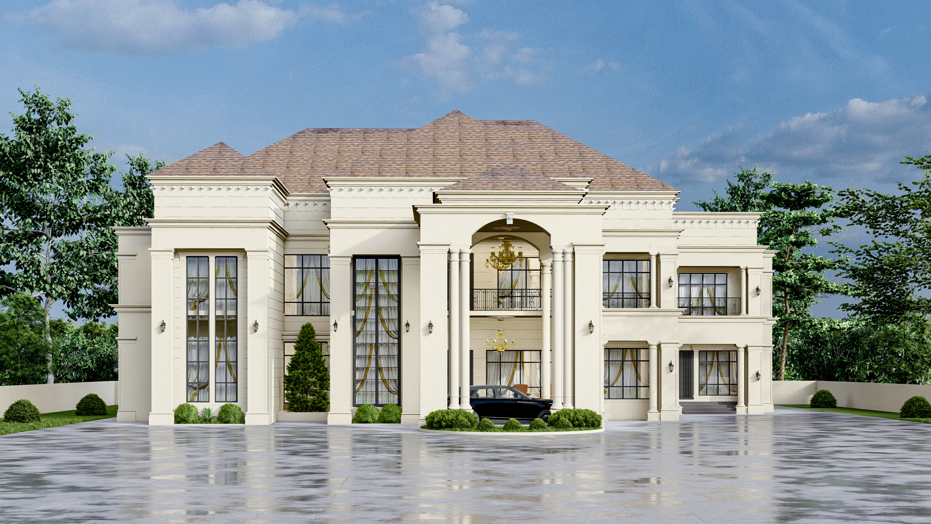 Grand Neoclassical Mansion